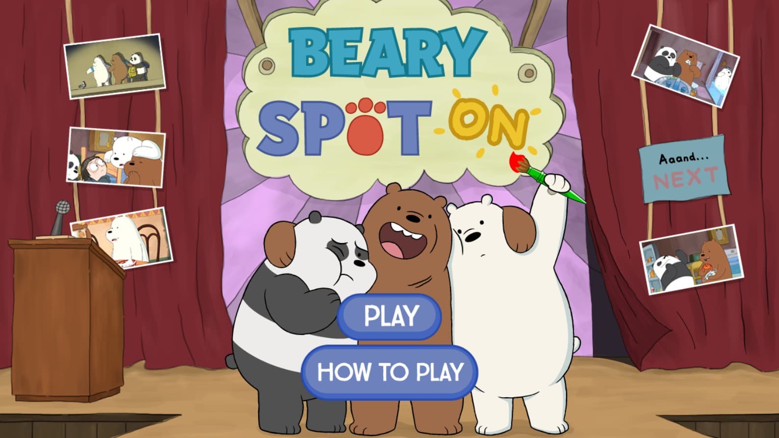 Beary Spot On - We Bare Bears Spot the Difference: Elite Victory Quest