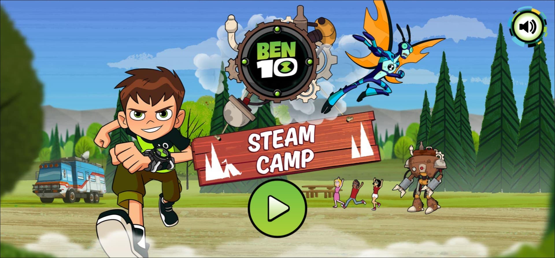 Ben 10 Steam Camp - Adventure Platformer: Turbo Thrill Ride