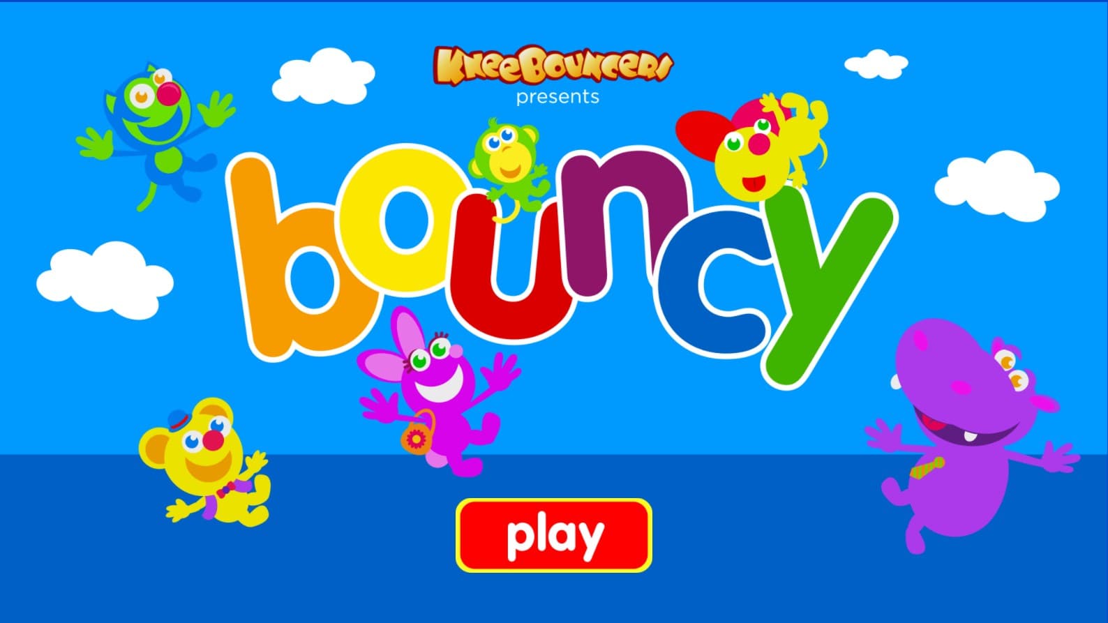 KneeBouncers Bouncy - Fun Interactive Browser Game for Preschoolers: Infinite Action Saga