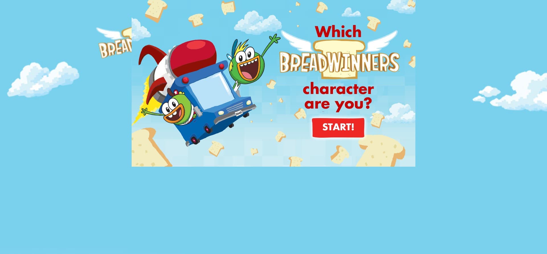 Which Breadwinners Character Are You? - Nickelodeon Personality Quiz: Dynamic Play Experience