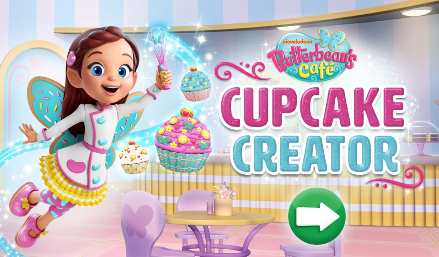 Butterbean's Cafe Cupcake Creator - Play Nick Jr Baking Games: The Ancient Power Quest