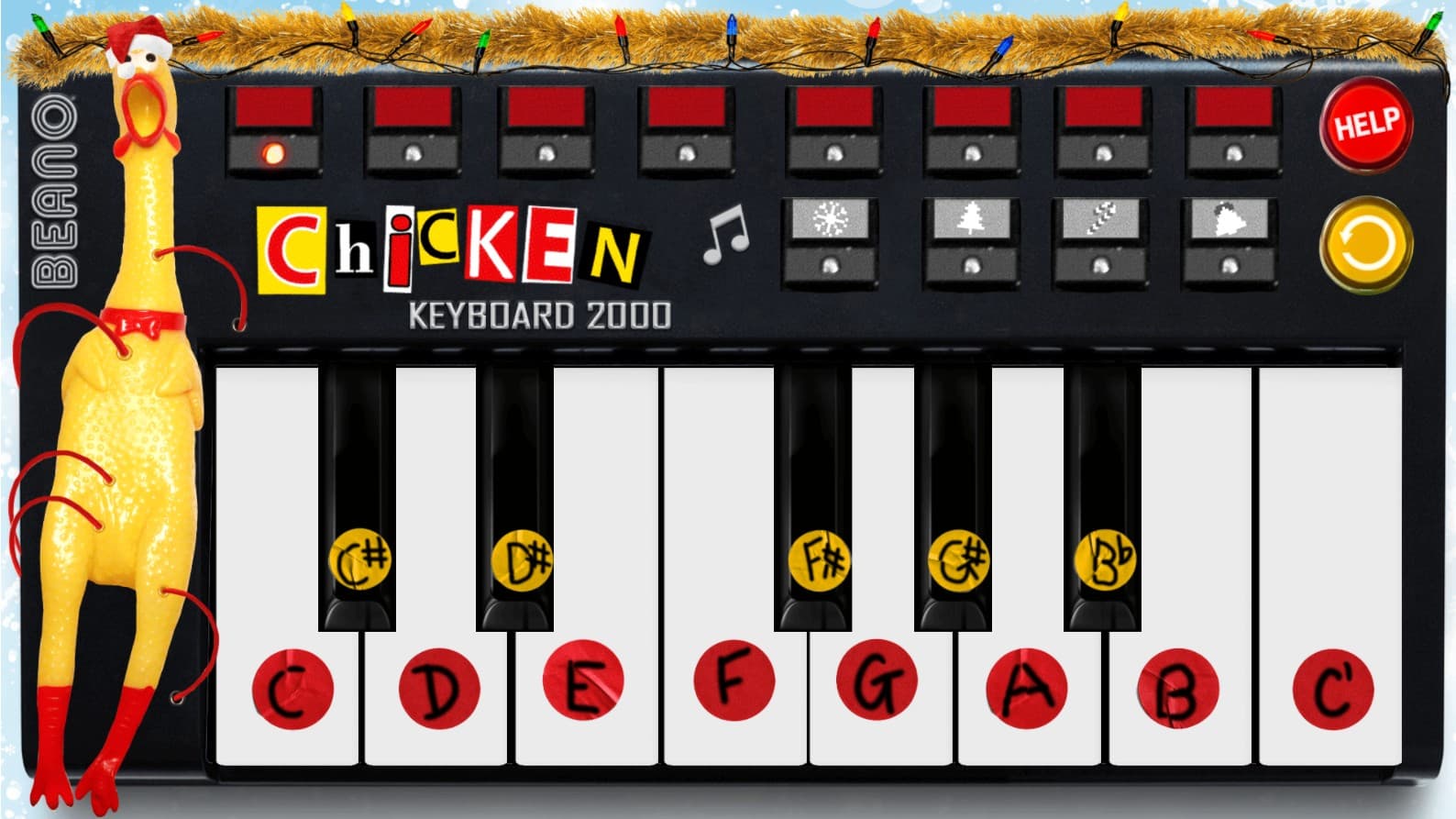 Chicken Piano Keyboard 2000 Online Music: The Golden Era Edition