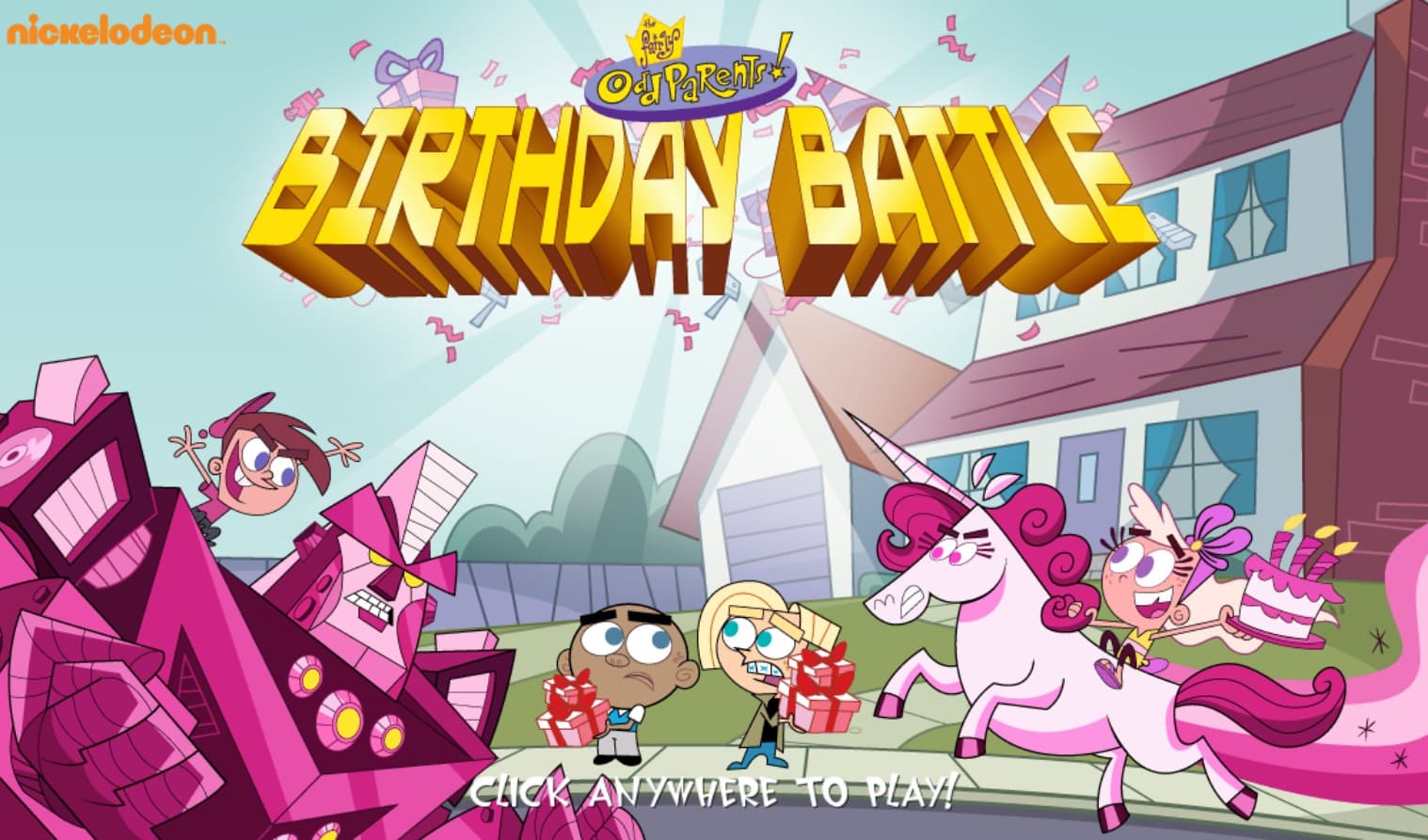 The Fairly OddParents Birthday Battle: Cyber World Adventure