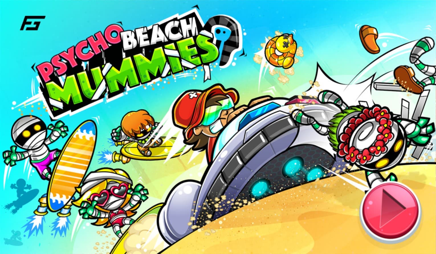 Game Shakers Psycho Beach Mummies: Dynamic Play Experience