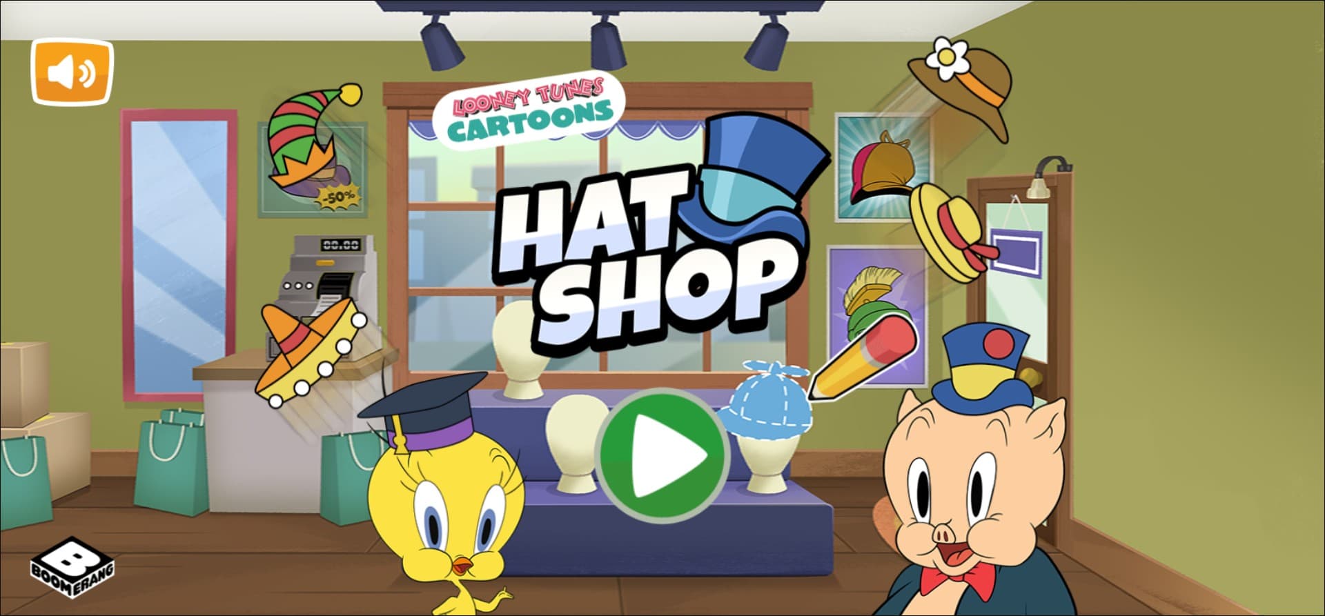 Looney Tunes Cartoons Hat Shop - Fun: Mystic Realm Chronicles