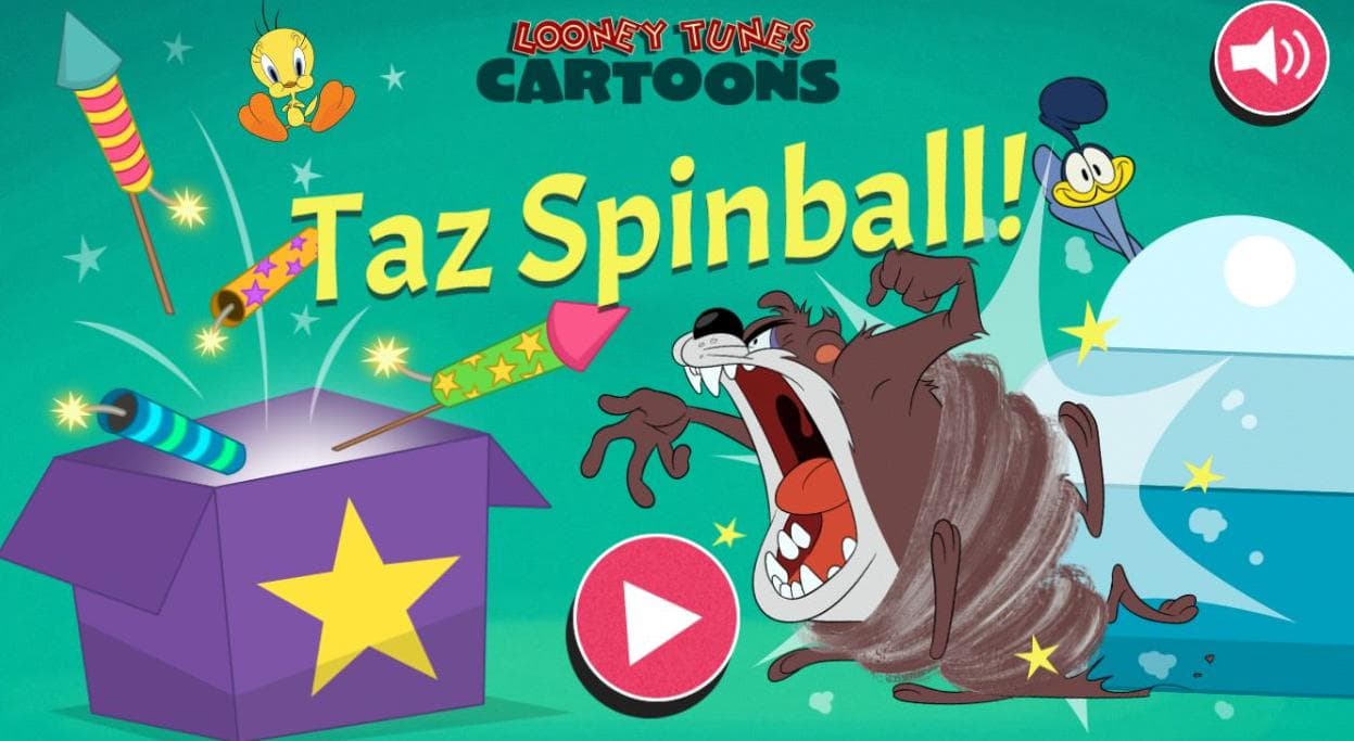 Play Looney Tunes Taz Spinball Online Free: Masterful Skill Challenge