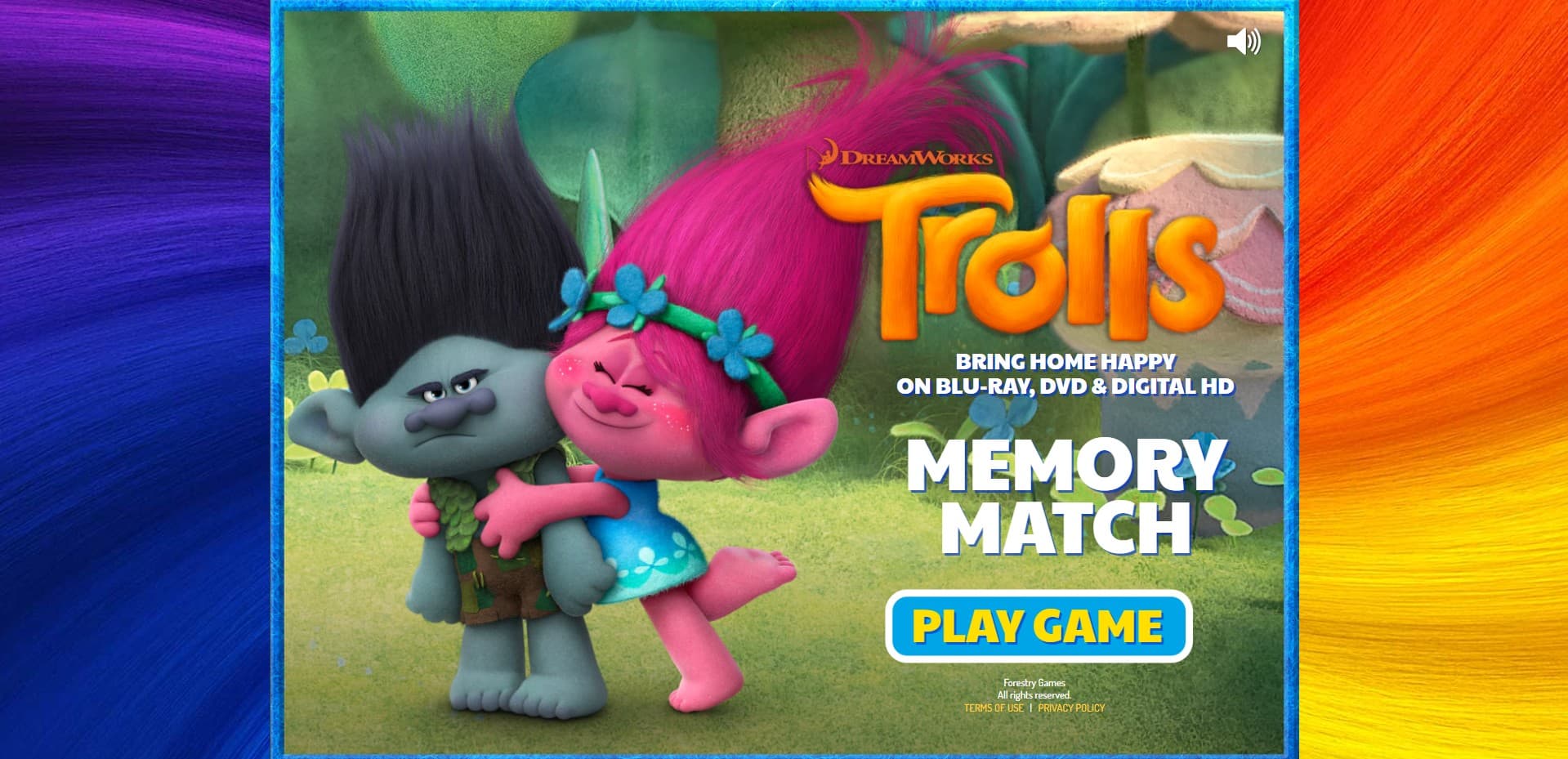 DreamWorks Trolls Memory Match: Cyber World Adventure