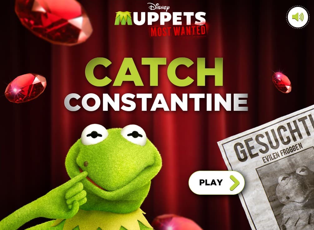 Catch Constantine - Muppets Most Wanted: Retro Pixel Adventure