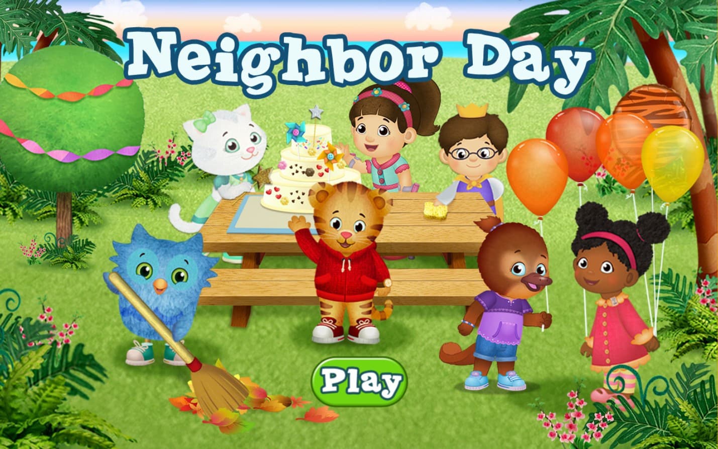 Daniel Tiger Neighbor Day Party Games: The Golden Era Edition