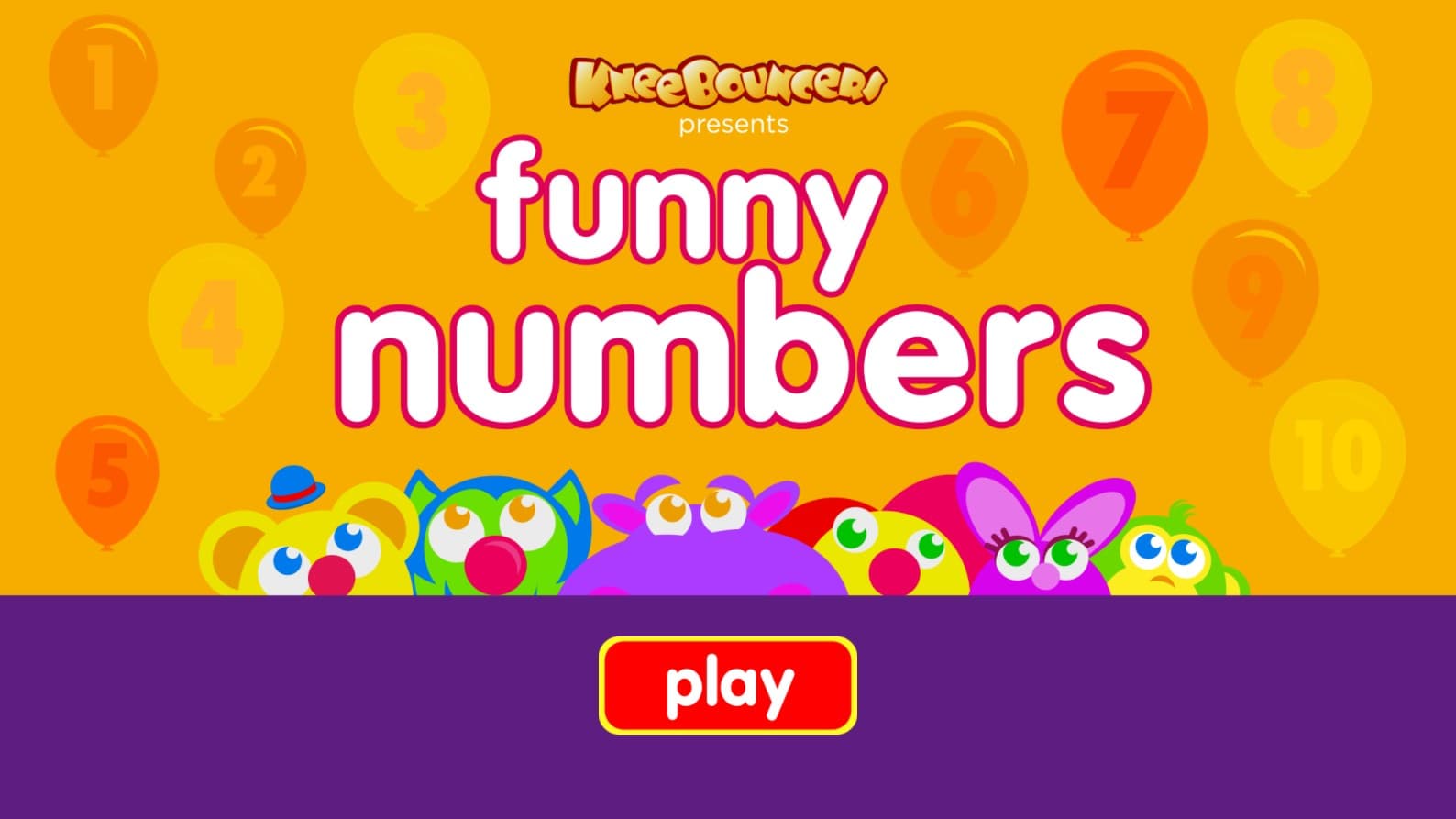 Funny Numbers KneeBouncers Educational: The Ancient Power Quest