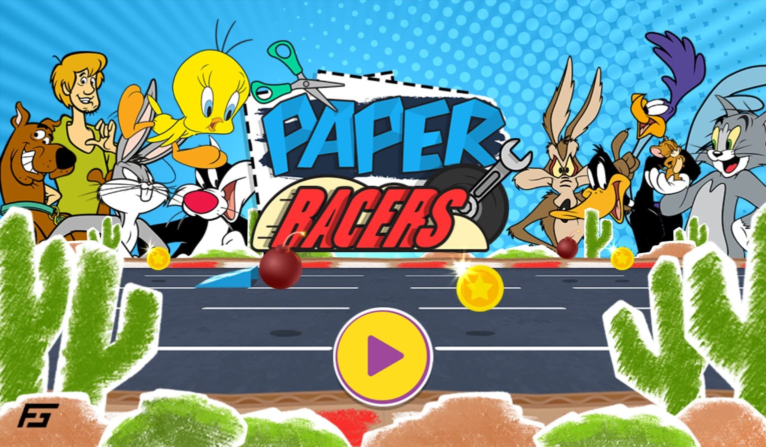 Paper Racers - Cartoon Network Racing: Mystic Realm Chronicles