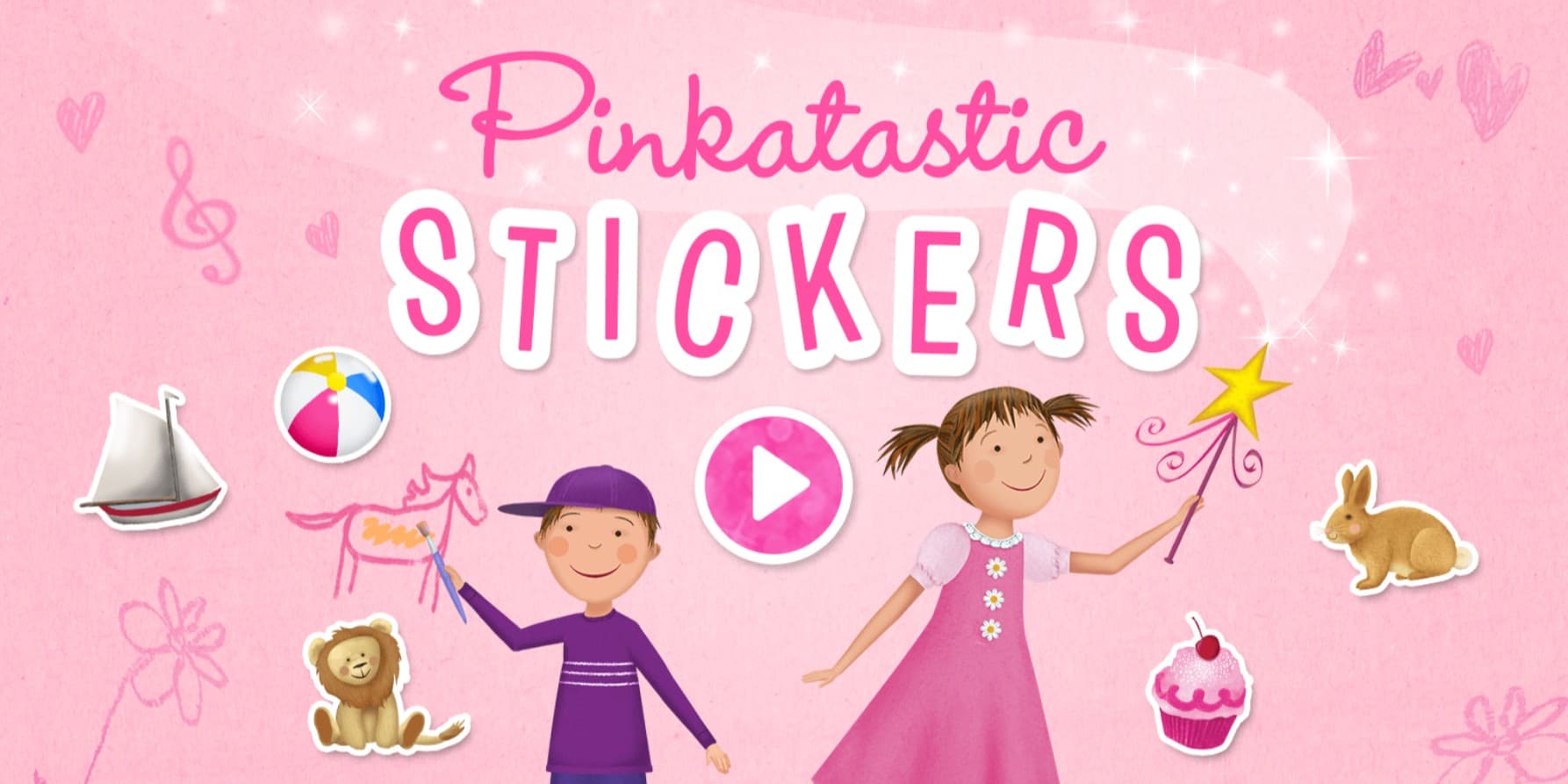 Pinkalicious Pinktastic Stickers: Epic Journey Beyond