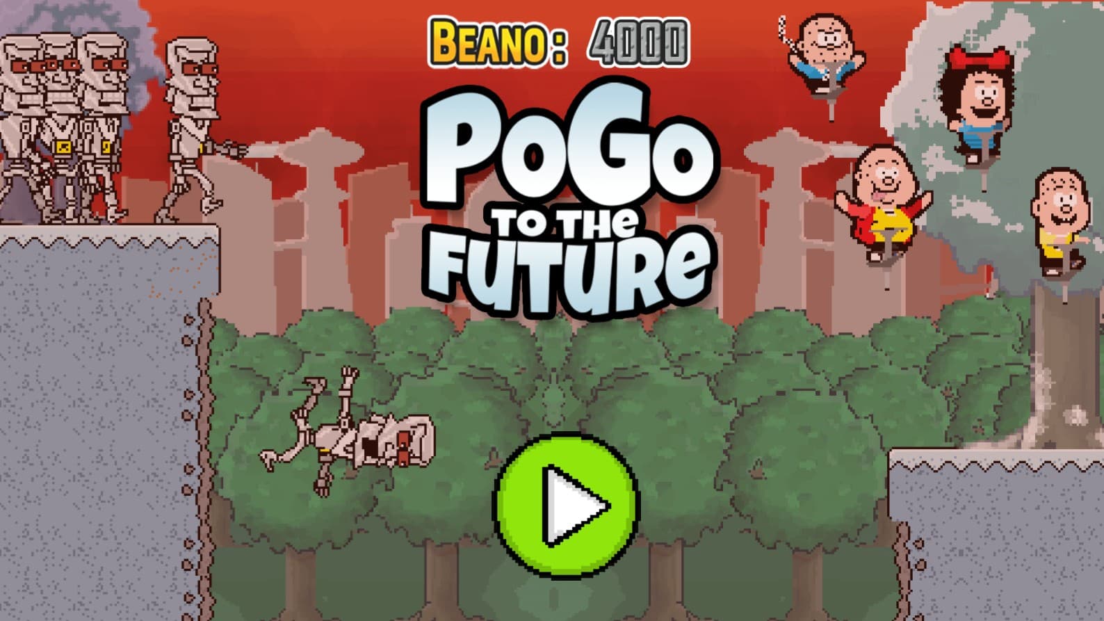 Beano PoGo to the Future - Play Online Arcade Action: The Brave Warrior Legend