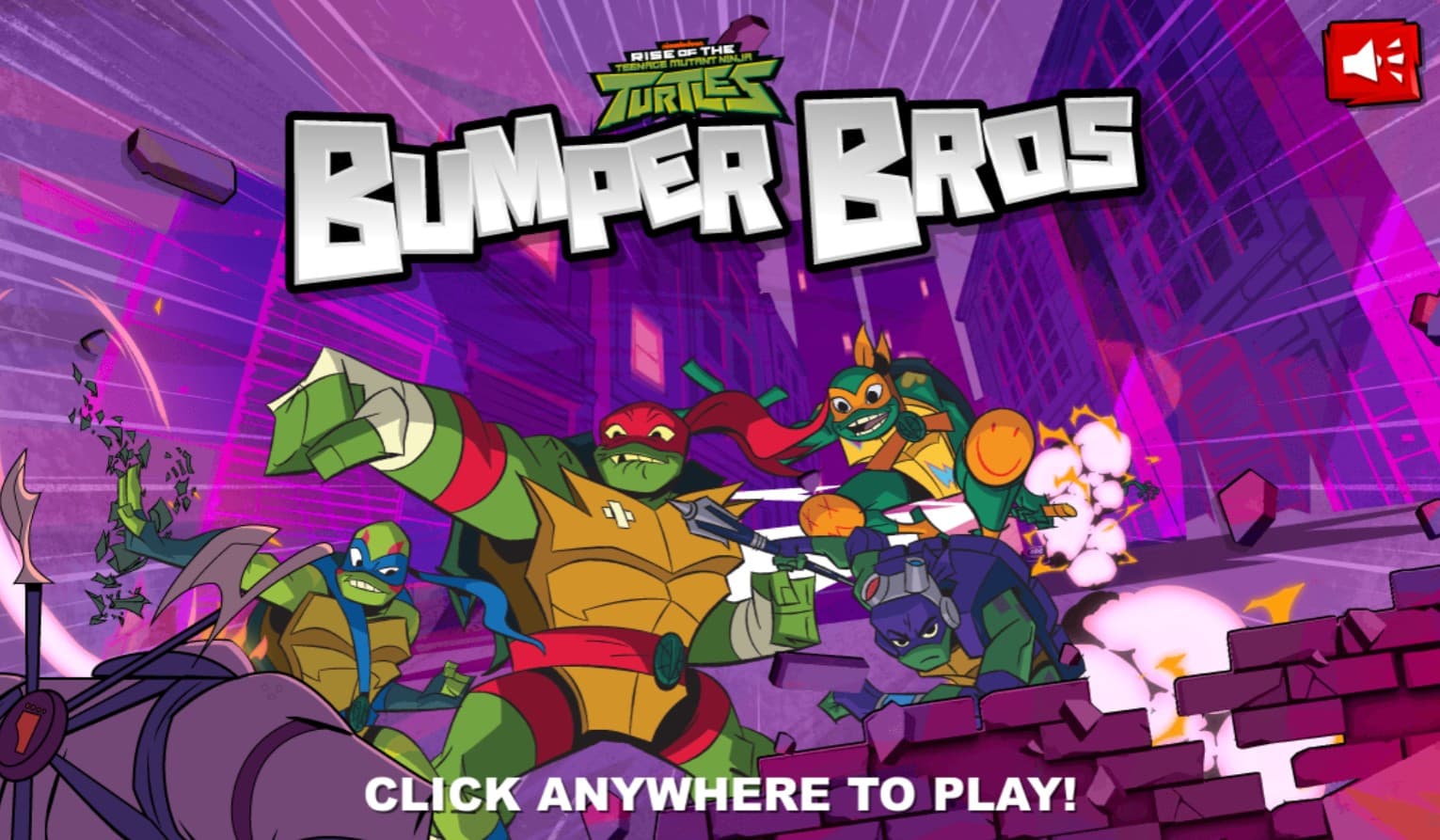 Rise of the Teenage Mutant Ninja Turtles Bumper Bros: The New Champion Arena