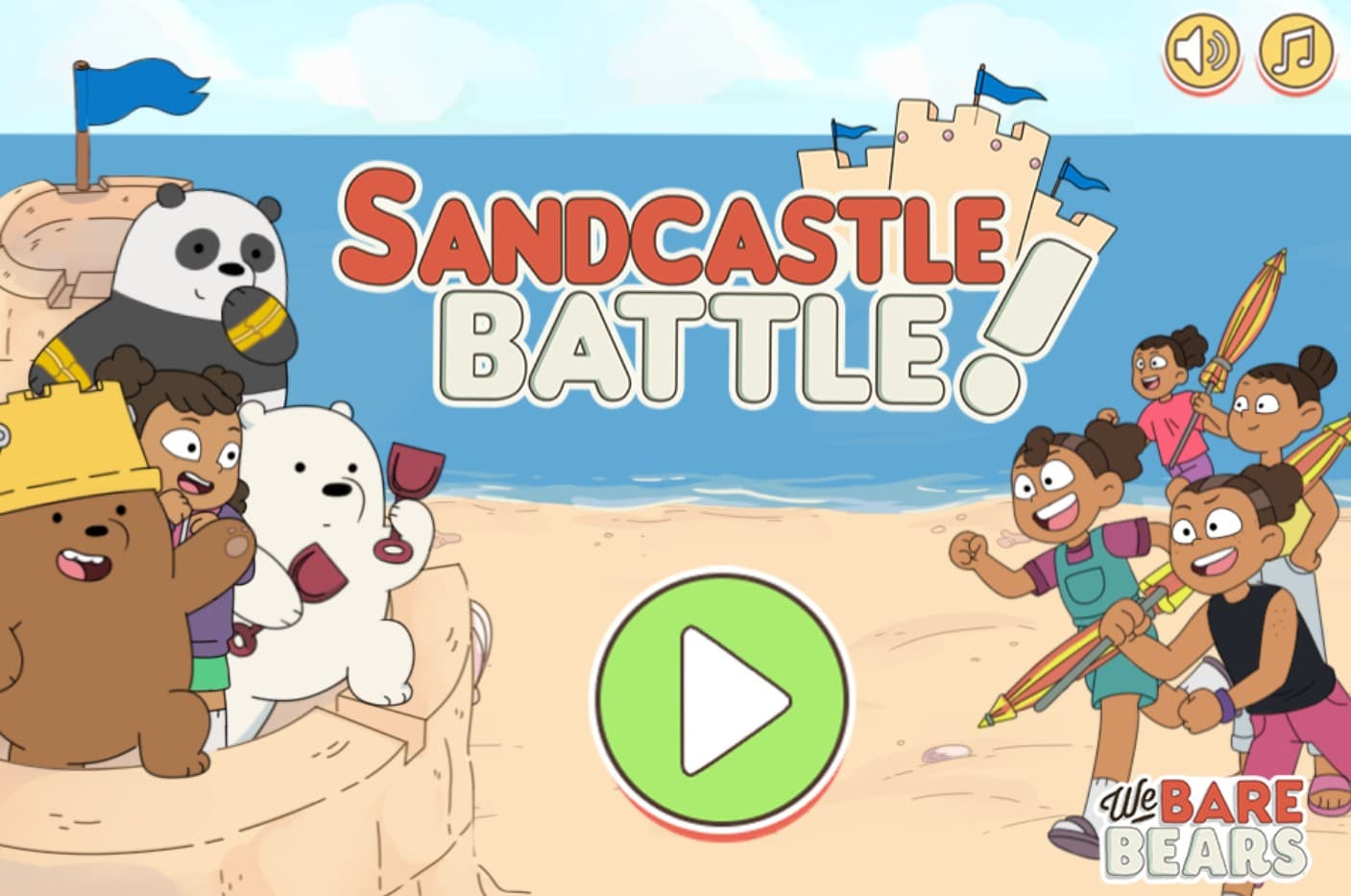 Sandcastle Battle - Play Fun Beach Strategy Game Online: Master Online Arena