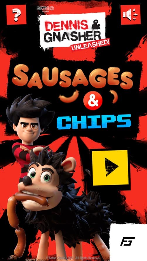Dennis and Gnasher Unleashed Sausages and Chips: Master Online Arena