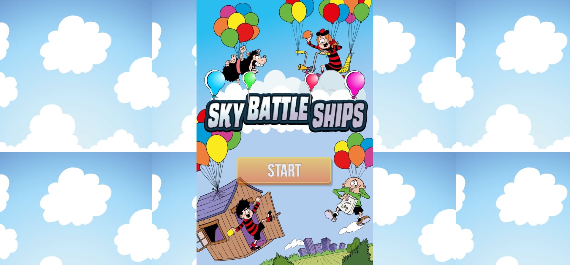 Sky Battleships Dennis and Gnasher: The Mega Fun Kingdom