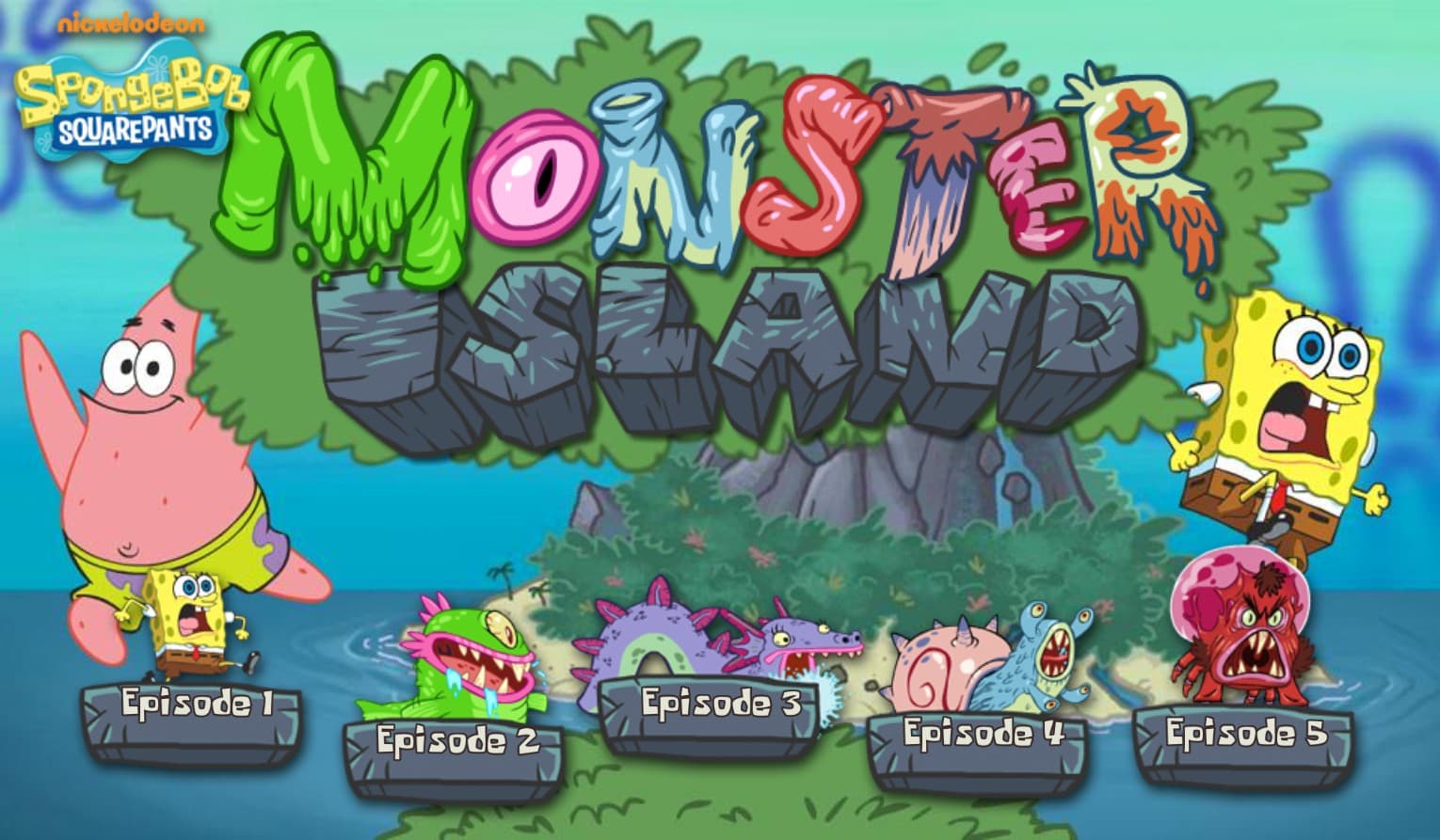 SpongeBob Monster Island - Play Nickelodeon Adventure: Cyber World Adventure