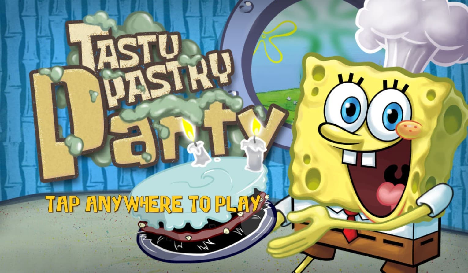 SpongeBob Tasty Pastry Party - Online: Retro Pixel Adventure