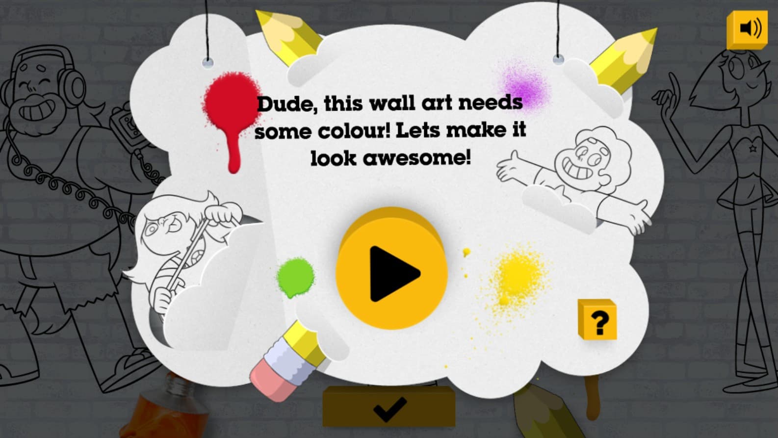 Steven Universe Colour In Game - Cartoon Network Coloring Fun: Mystic Realm Chronicles