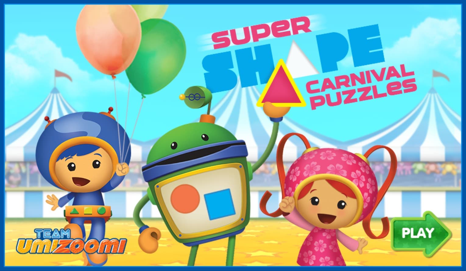 Super Shape Carnival Puzzles - Team Umizoomi: Turbo Thrill Ride