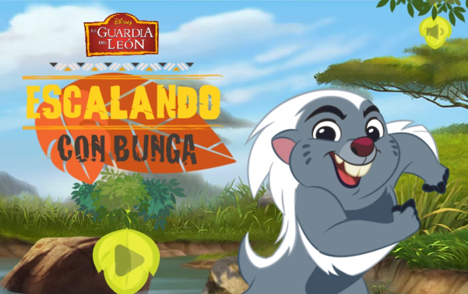Climbing with Bunga - The Lion Guard Adventure: Galactic Hero Odyssey