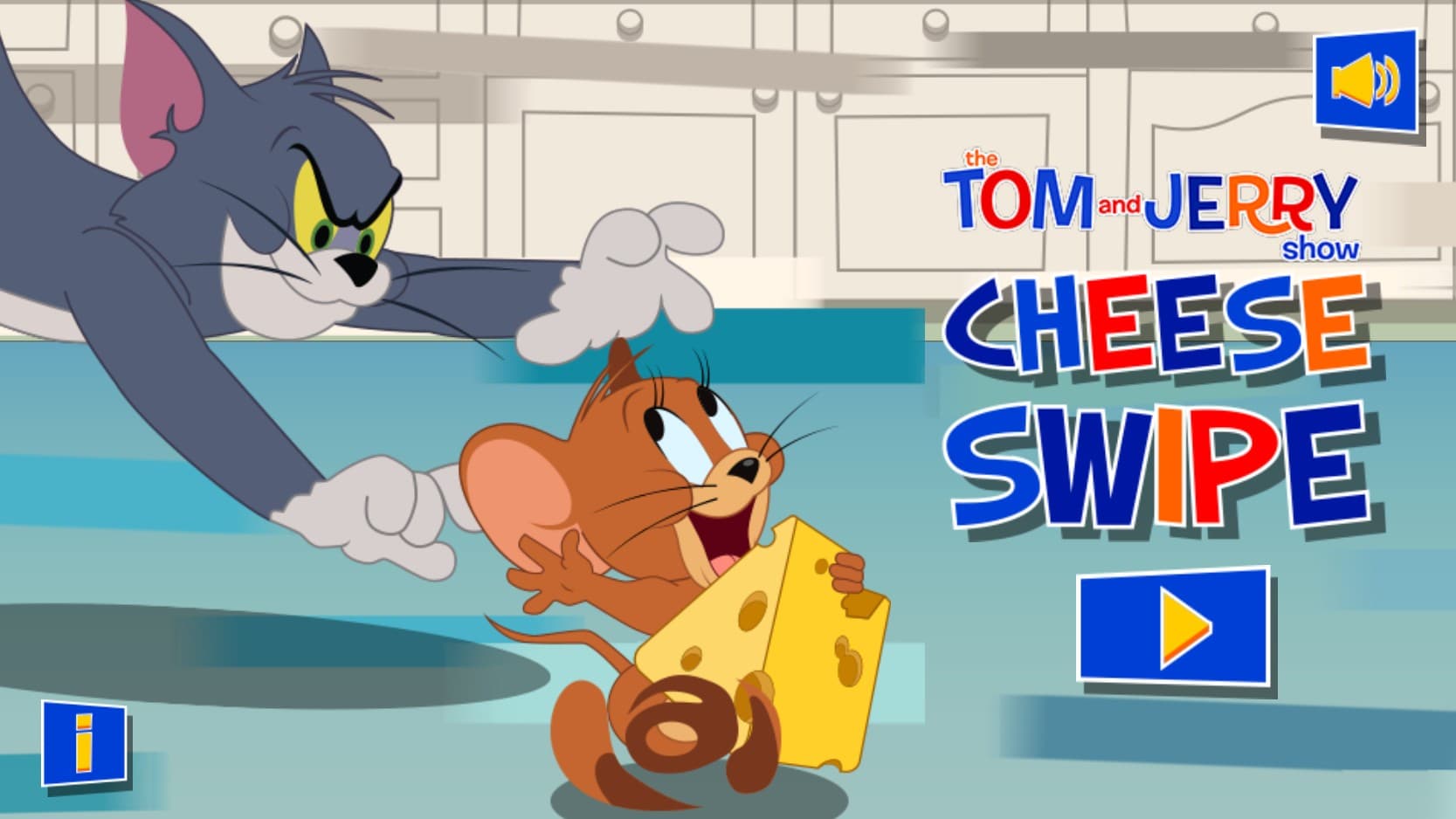 Tom and Jerry Cheese Swipe Online: Cyber World Adventure