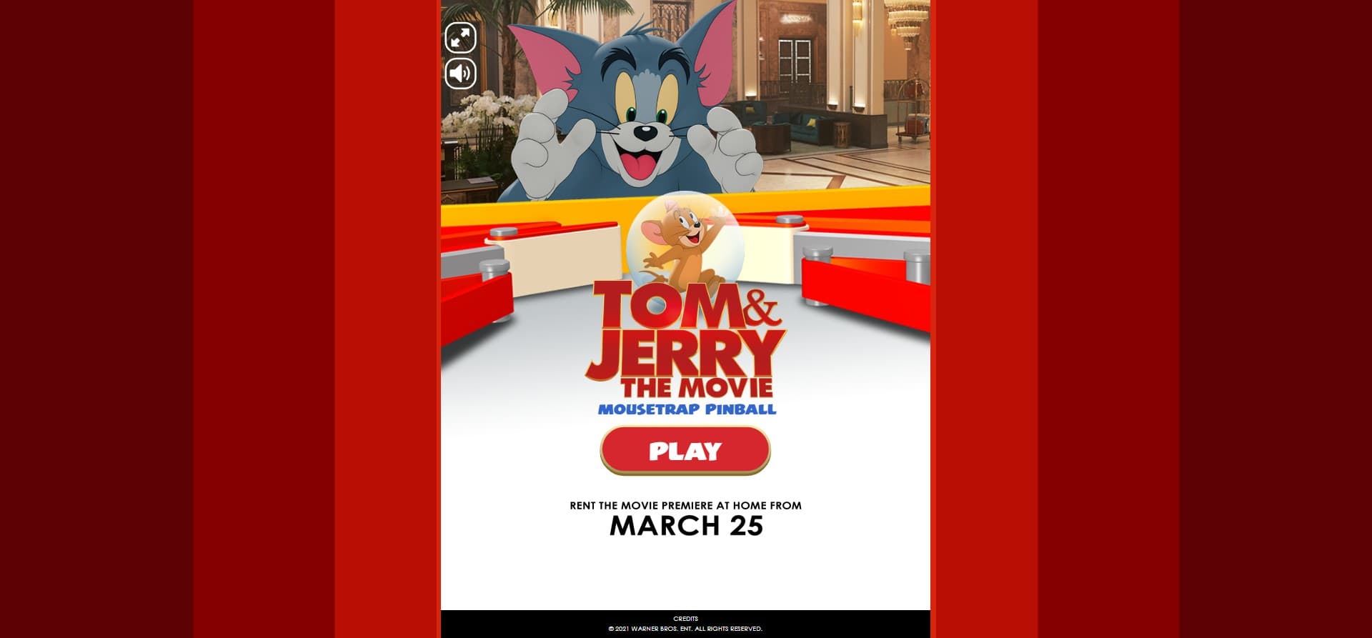 Tom and Jerry Mousetrap Pinball - Online Arcade: The New Champion Arena