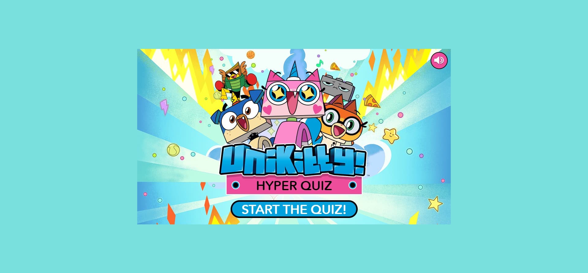 Unikitty Hyper Quiz - Fun Cartoon Network Trivia: Turbo Thrill Ride
