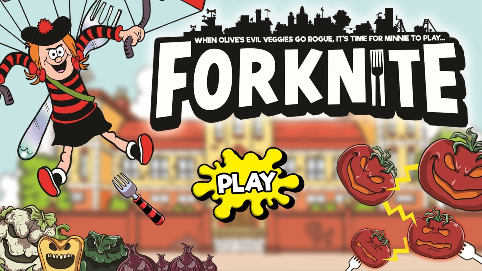 Forknite Minnie Veggie Matching: The New Champion Arena