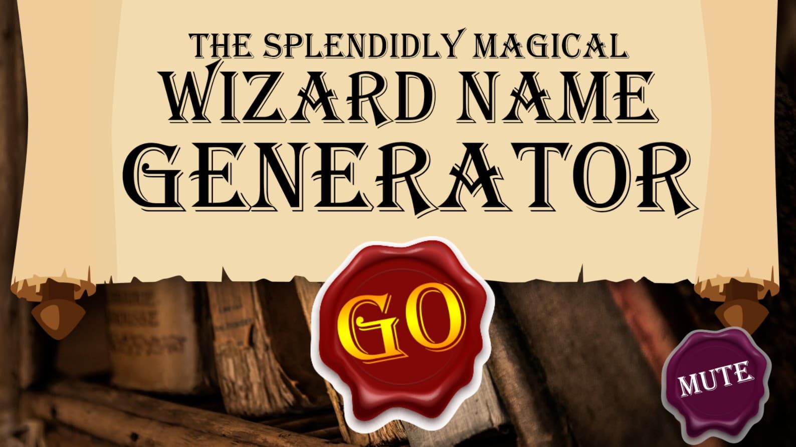 The Splendidly Magical Wizard Name Generator: The Ancient Power Quest