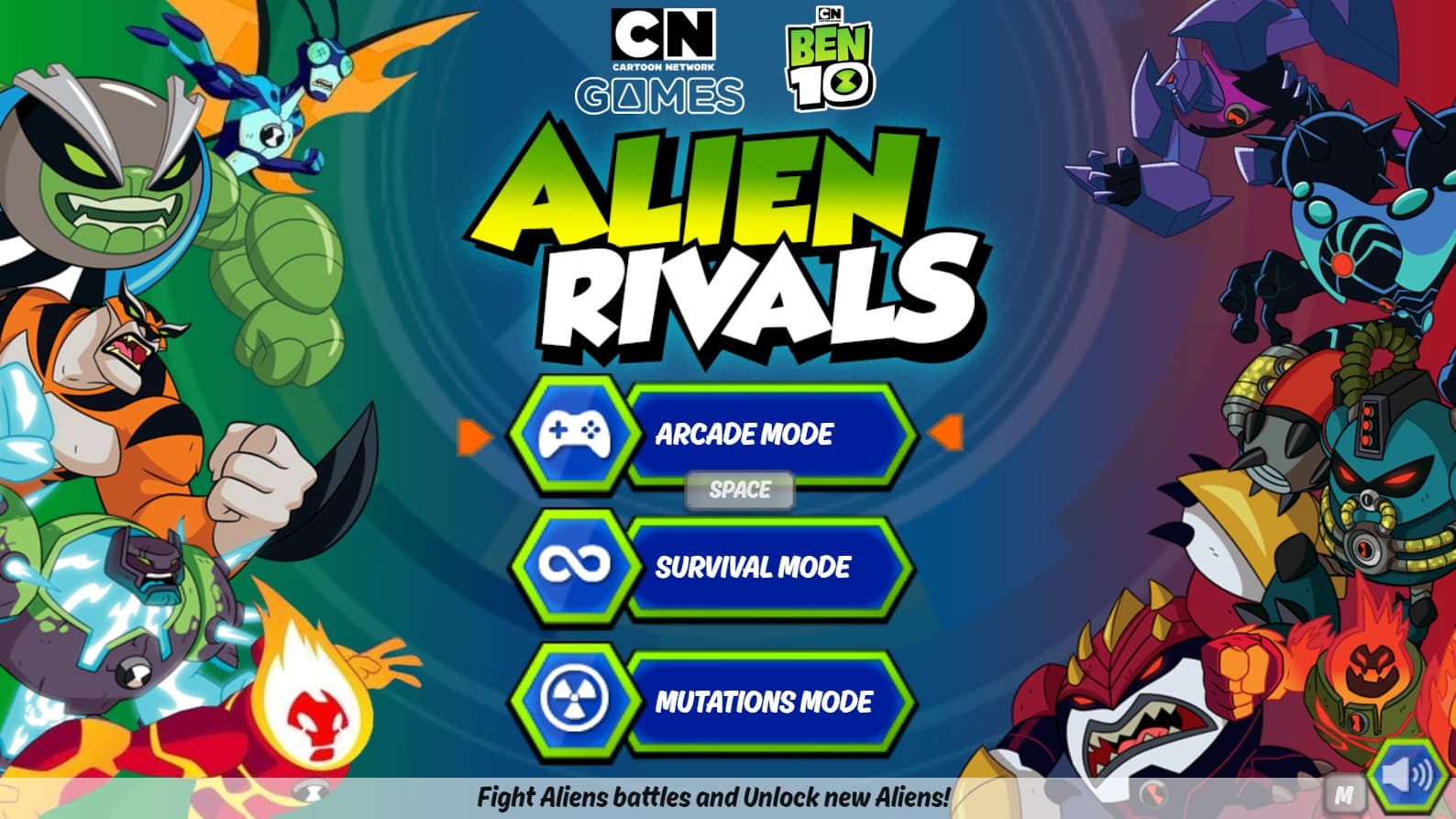 Ben 10 Alien Rivals V2 - Play Free Cartoon Network Action: The Brave Warrior Legend