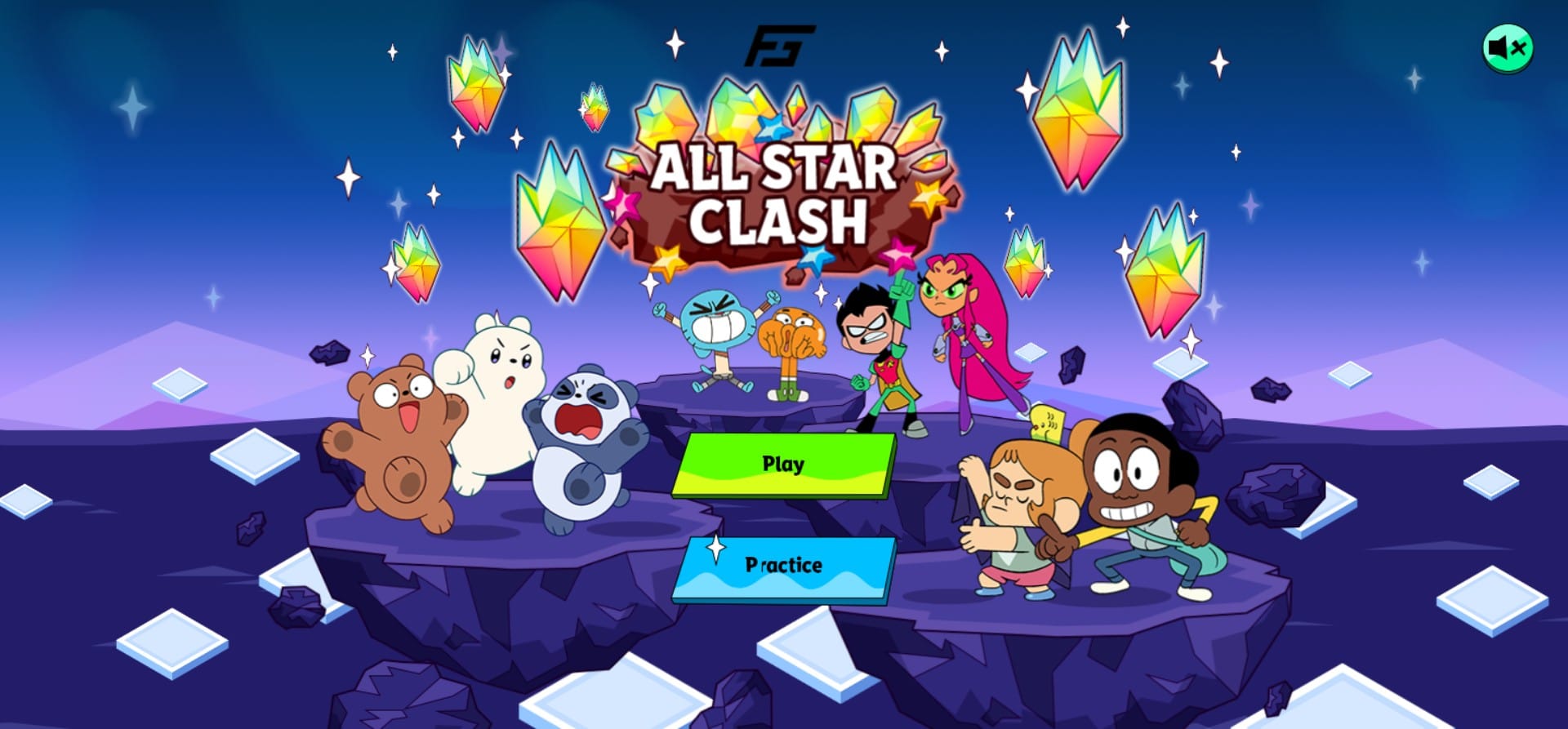 All Star Clash - Cartoon Network Crossover Battle: Retro Pixel Adventure