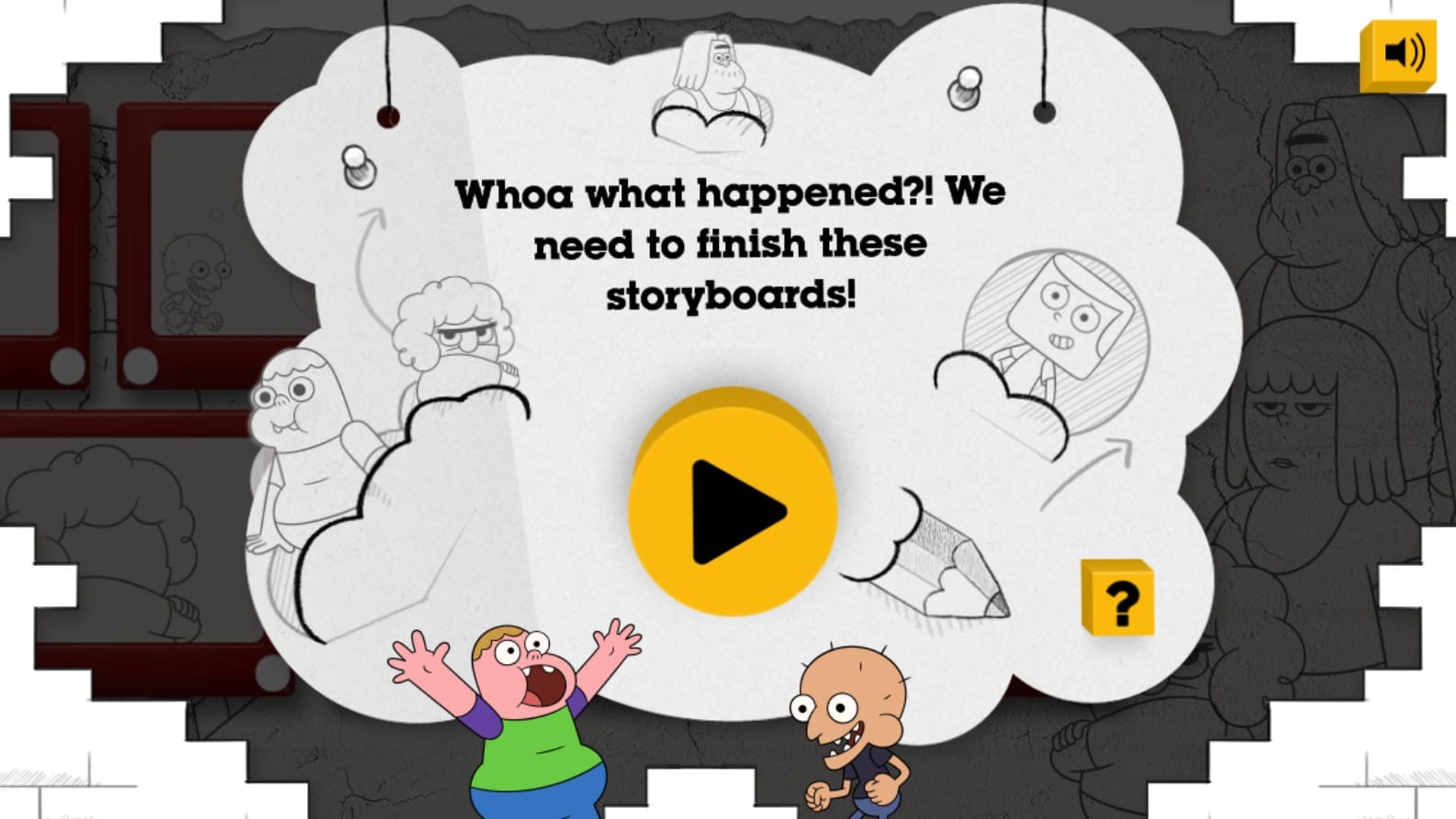 Clarence Storyboard: Elite Victory Quest