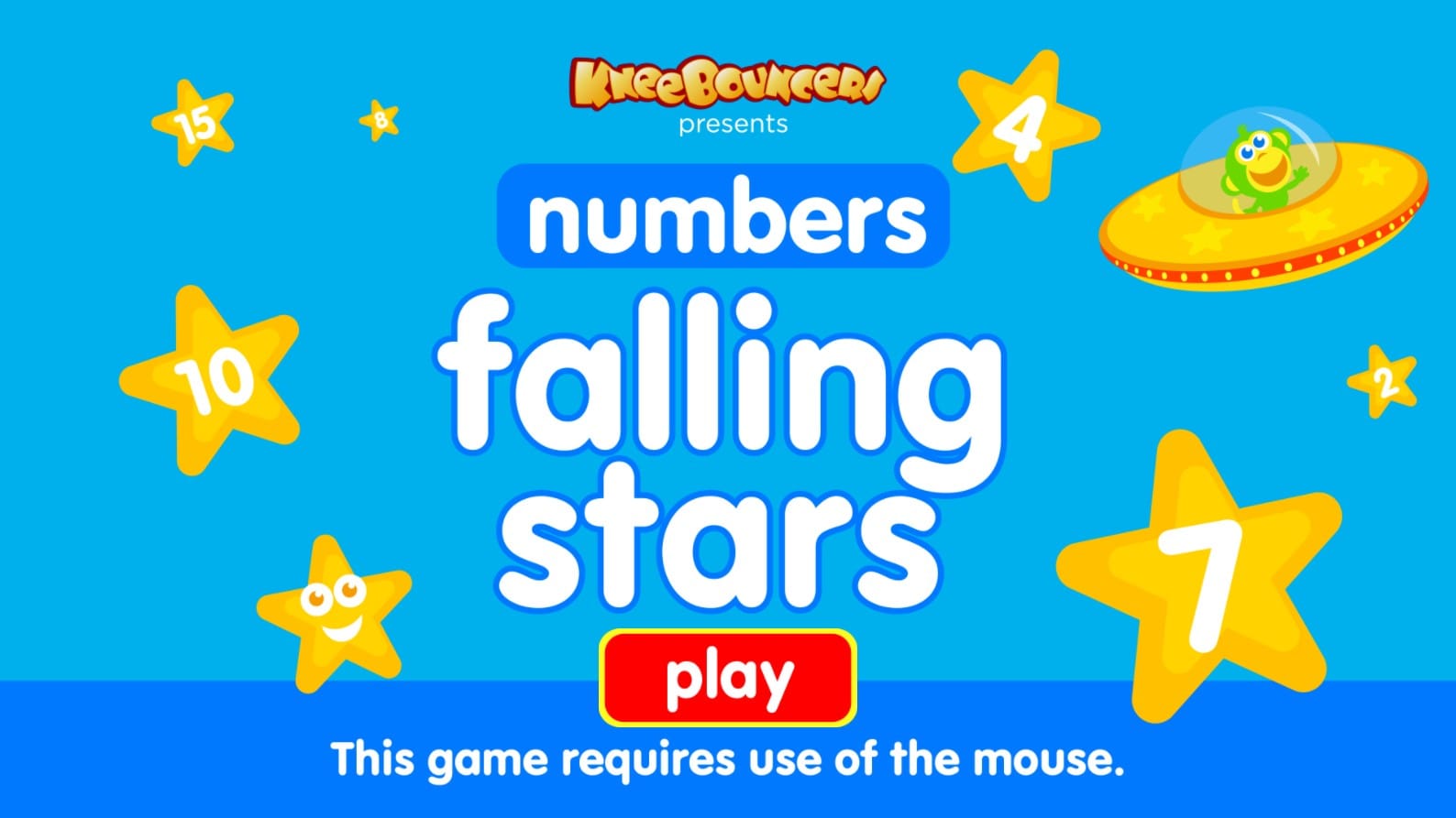 KneeBouncers Falling Star Numbers Educational: The Golden Era Edition