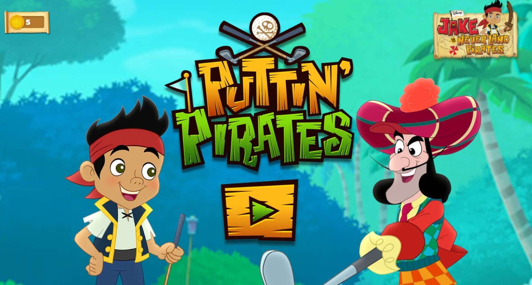 Jake and the Never Land Pirates Puttin' Pirates: Turbo Thrill Ride