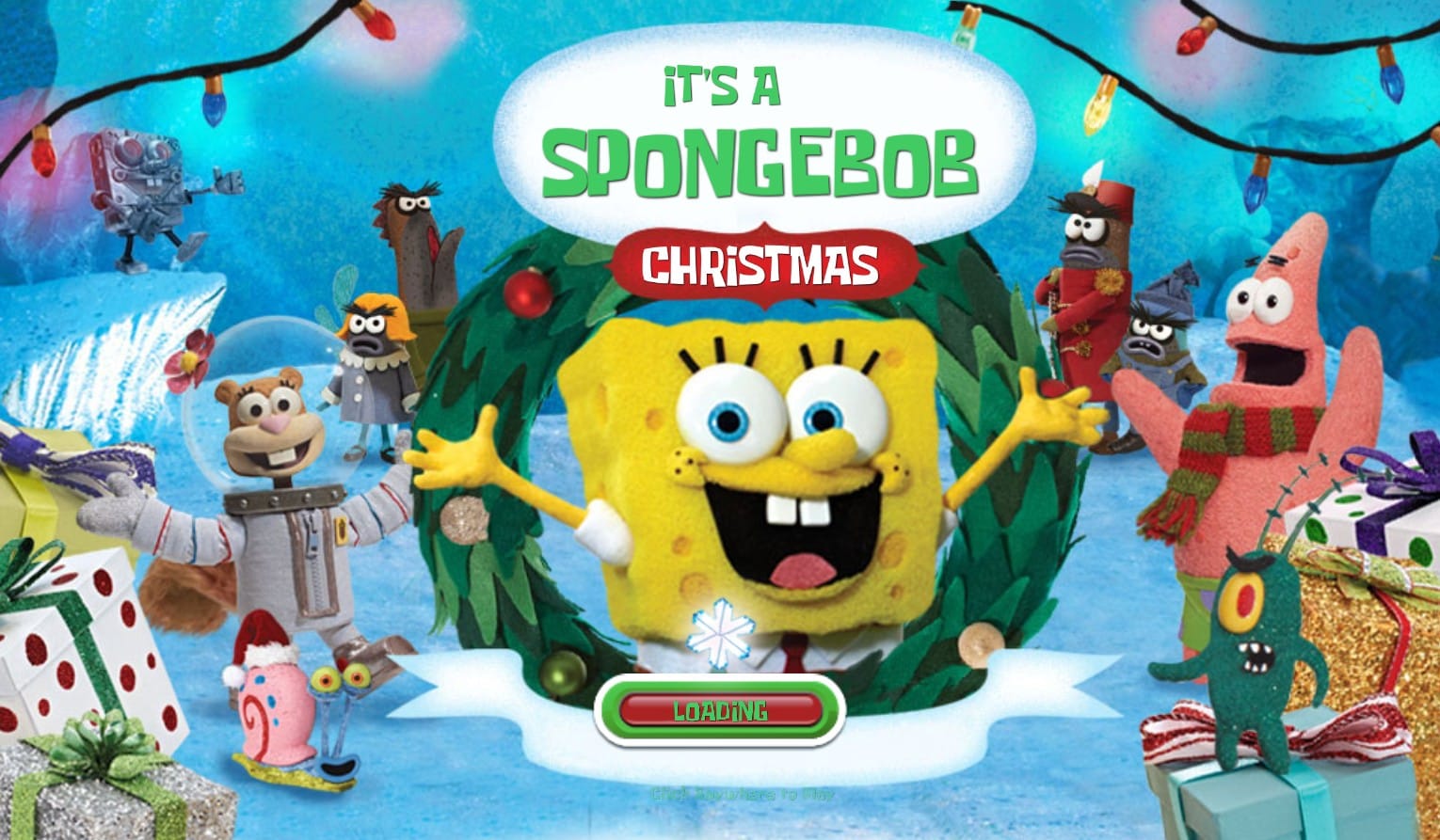 Its a SpongeBob Christmas - Festive Nickelodeon Adventure: Cyber World Adventure