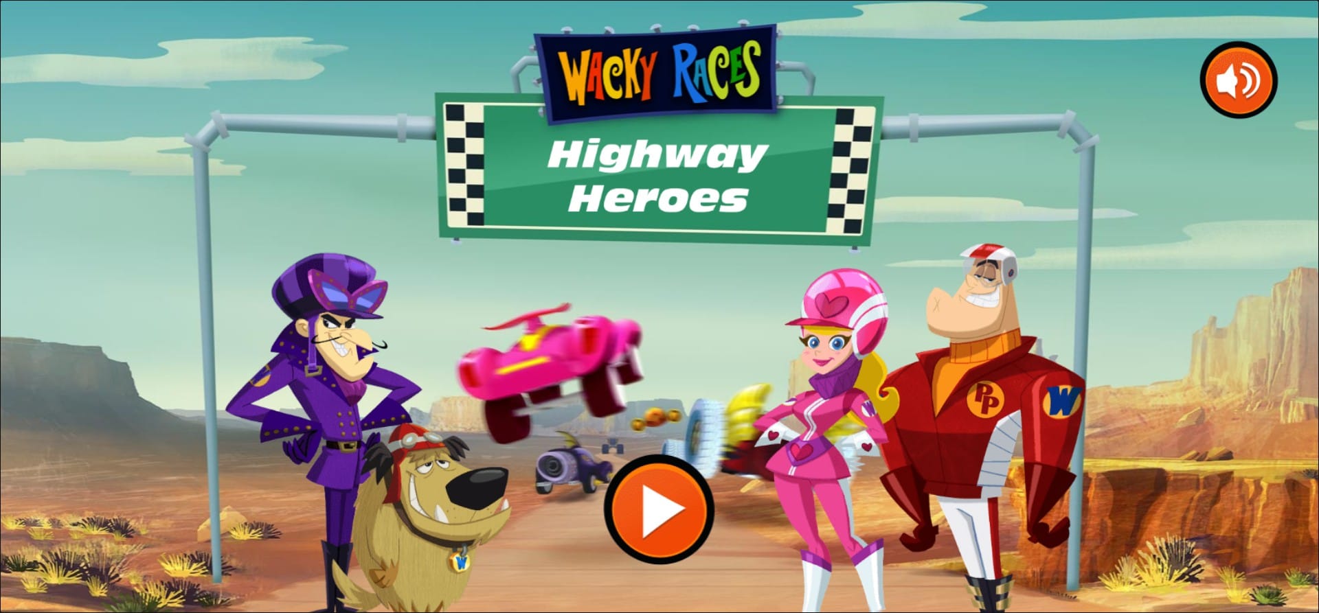 Wacky Races Highway Heroes - Play Online Cartoon Network Racing: The Ultimate Fun Zone